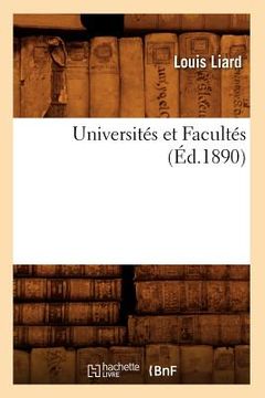 portada Universités Et Facultés (Éd.1890)