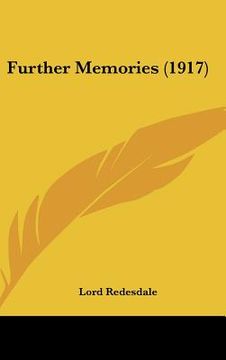 portada further memories (1917) (en Inglés)