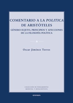 portada Comentario a la Politica de Aristoteles (in Spanish)