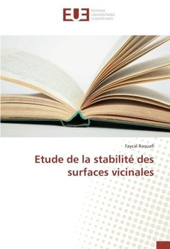 portada Etude de la stabilité des surfaces vicinales (OMN.UNIV.EUROP.)