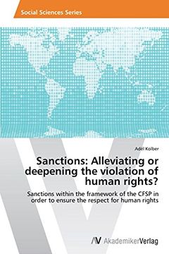 portada Sanctions: Alleviating or deepening the violation of human rights?