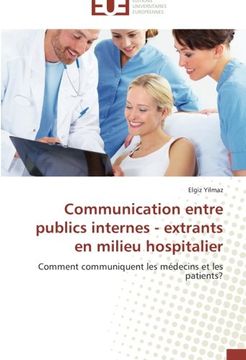 portada Communication Entre Publics Internes - Extrants En Milieu Hospitalier