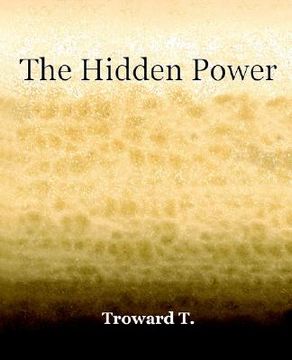 portada the hidden power (1922) (in English)