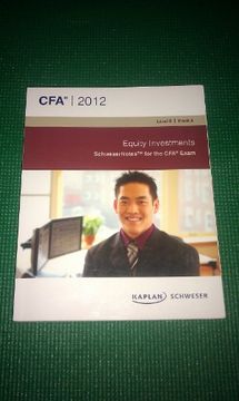 portada Cfa Level ii Equity Investments (Schweser 2012)