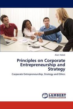 portada principles on corporate entrepreneurship and strategy (en Inglés)