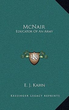 portada mcnair: educator of an army (en Inglés)