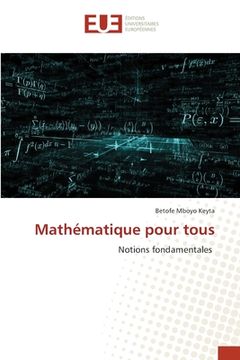 portada Mathématique pour tous (en Francés)