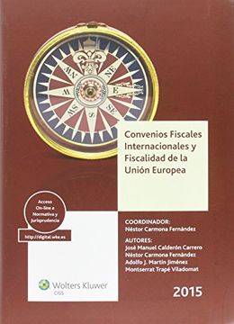 portada Convenios fiscales internacionales y fiscalidad de la Unión Europea 2015