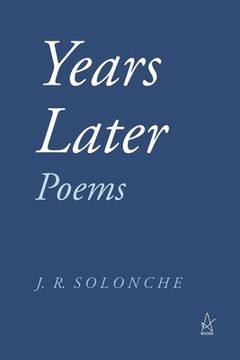 portada Years Later: Poems