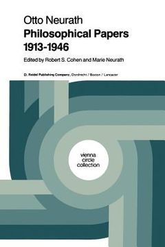 portada Philosophical Papers 1913-1946: With a Bibliography of Neurath in English (in English)