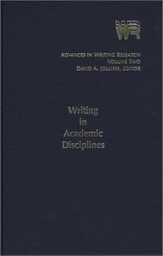 portada advances in writing research, volume 2: writing in academic disciplines (en Inglés)