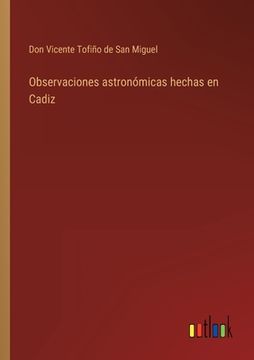 portada Observaciones astronómicas hechas en Cadiz