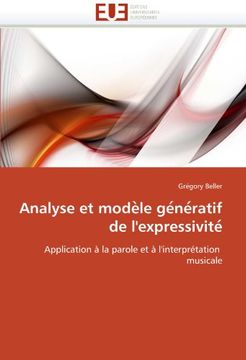 portada Analyse Et Mode Le GE Ne Ratif de L'Expressivite