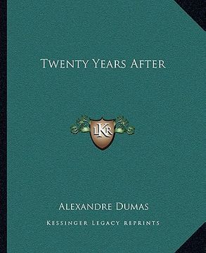portada twenty years after (en Inglés)