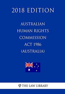 portada Australian Human Rights Commission act 1986 (en Inglés)