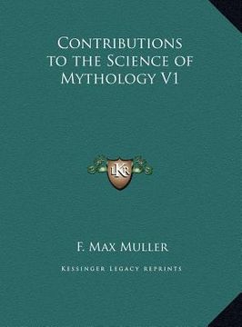 portada contributions to the science of mythology v1 (en Inglés)