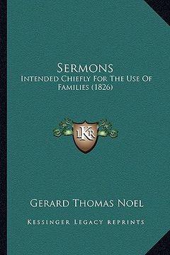 portada sermons: intended chiefly for the use of families (1826) (in English)