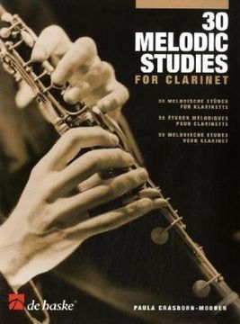 portada 30 Melodische Etüden für Klarinette. 30 Melodic Studies for Clarinet (in French)