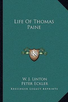 portada life of thomas paine (en Inglés)