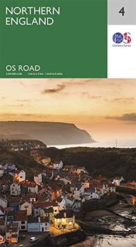 portada Northern England (os Road Map) (en Inglés)
