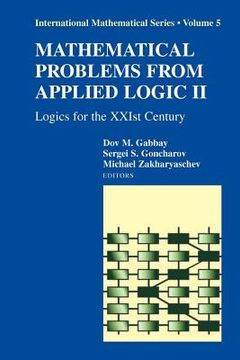 portada mathematical problems from applied logic ii: logics for the xxist century (en Inglés)