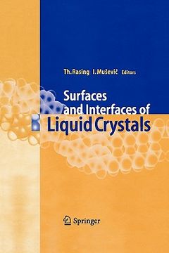 portada surfaces and interfaces of liquid crystals (en Inglés)