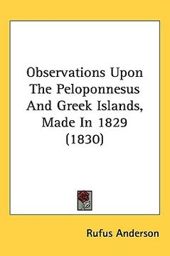 portada observations upon the peloponnesus and greek islands, made in 1829 (1830)