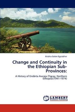 portada change and continuity in the ethiopian sub-provinces (en Inglés)