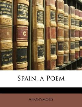 portada spain, a poem (en Inglés)