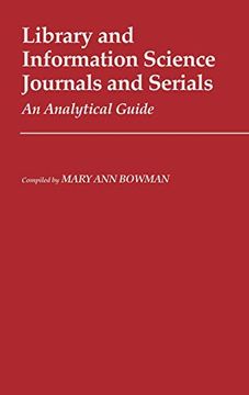 portada Library and Information Science Journals and Serials: An Analytical Guide (en Inglés)