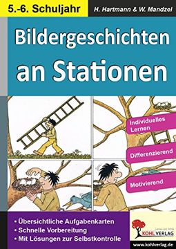portada Bildergeschichten an Stationen 5/6: Kopiervorlagen mit drei Niveaustufen (en Alemán)