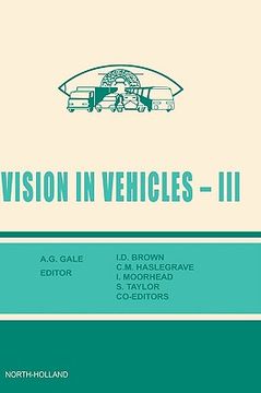 portada vision in vehicles iii (en Inglés)