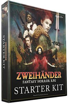 portada Zweihander Fantasy Horror Rpg: Starter kit (en Inglés)