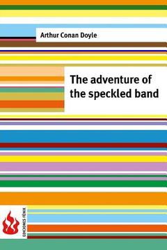 portada The adventure of the speckled band: (low cost). limited edition (en Inglés)
