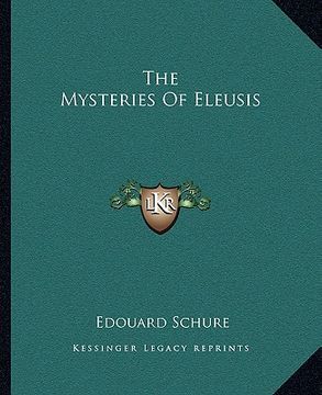 portada the mysteries of eleusis (en Inglés)