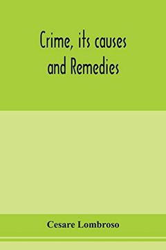 portada Crime, its Causes and Remedies (en Inglés)