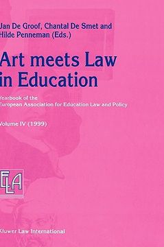 portada art meets law in education: yearbook of the european association for education law and policy - volume iv (1999)