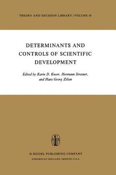 portada Determinants and Controls of Scientific Development (in English)