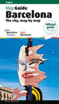 portada BARCELONA: THE CITY, MAP BY MAP. PRACTICAL GUIDE (INGLES) (En papel)