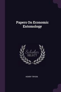 portada Papers On Economic Entomology (en Inglés)