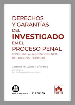 portada Derechos y Garantías del Investigado en el Proceso Penal: Conforme a la Jurisprudencia del Tribunal Supremo: 1 (Monografías)