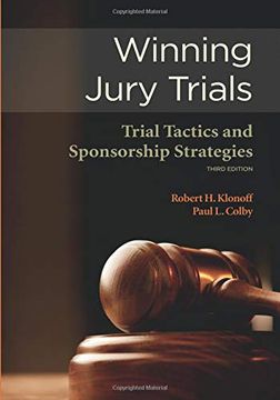 portada Wining Jury Trials Trial Tactics and Sponsorship Strategies: Third Edition (Nita) (en Inglés)