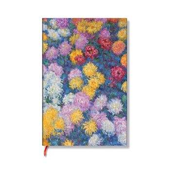 portada Paperblanks | Monet’S Chrysanthemums | Monet’S Chrysanthemums | Hardcover Journals | Mini | Lined | Elastic Band | 176 pg | 85 gsm (en Inglés)