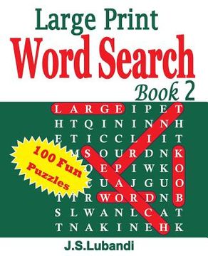 portada Large Print Word Search Book 2 (in English)