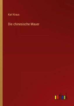 portada Die chinesische Mauer (in German)
