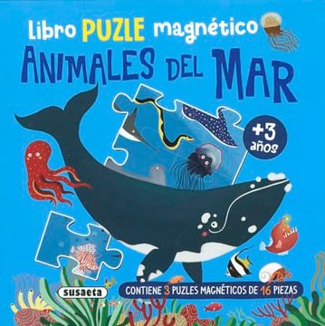 portada Libro Puzle Magnetico. Animales del mar (in Spanish)
