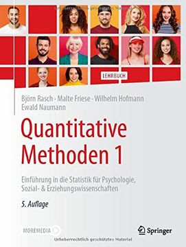 portada Quantitative Methoden 1: Einführung in die Statistik für Psychologie, Sozial- & Erziehungswissenschaften (German Edition) (en Alemán)