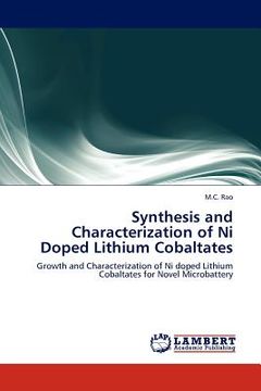 portada synthesis and characterization of ni doped lithium cobaltates