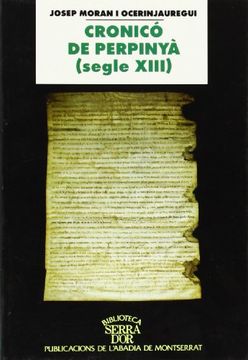 portada Cronicó de Perpinyà (Segle Xiii) (Biblioteca Serra D'Or) (in Catalá)