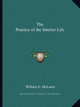 portada the practice of the interior life (en Inglés)